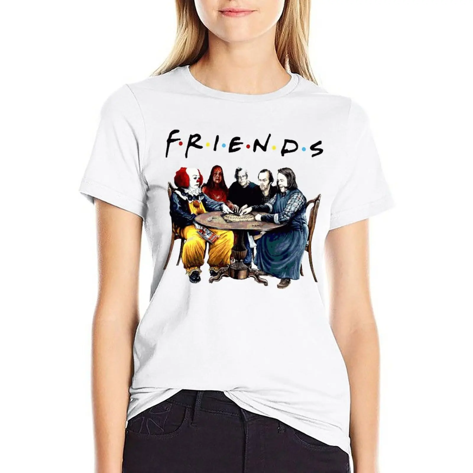 Ghost Unity T-Shirt Friends TV Show Woman Summer 100 Cotton T Shirt Plus Size Short Sleeve Tee Shirt
Ghost Unity T-Shirt Friends TV Show Woman Summer 100 Cotton T Shirt Plus Size Short Sleeve Tee Shirt