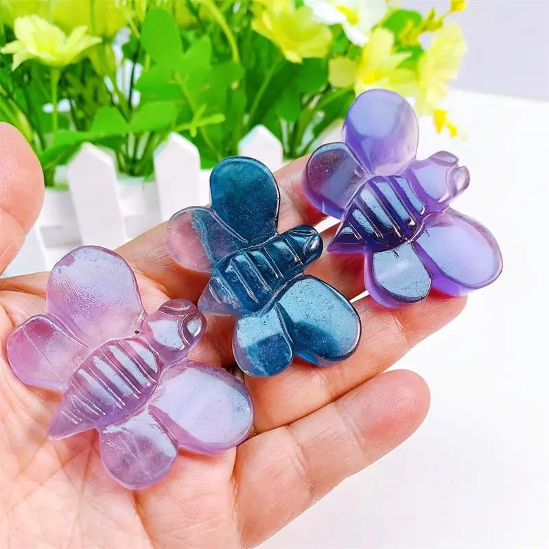 Natural Purple Fluorite Bee Crystal Carving Children Cognitive Toy Healing Home Decoration Gemstone Collection Gift 1pcs
Natural Purple Fluorite Bee Crystal Carving Children Cognitive Toy Healing Home Decoration Gemstone Collection Gift 1pcs