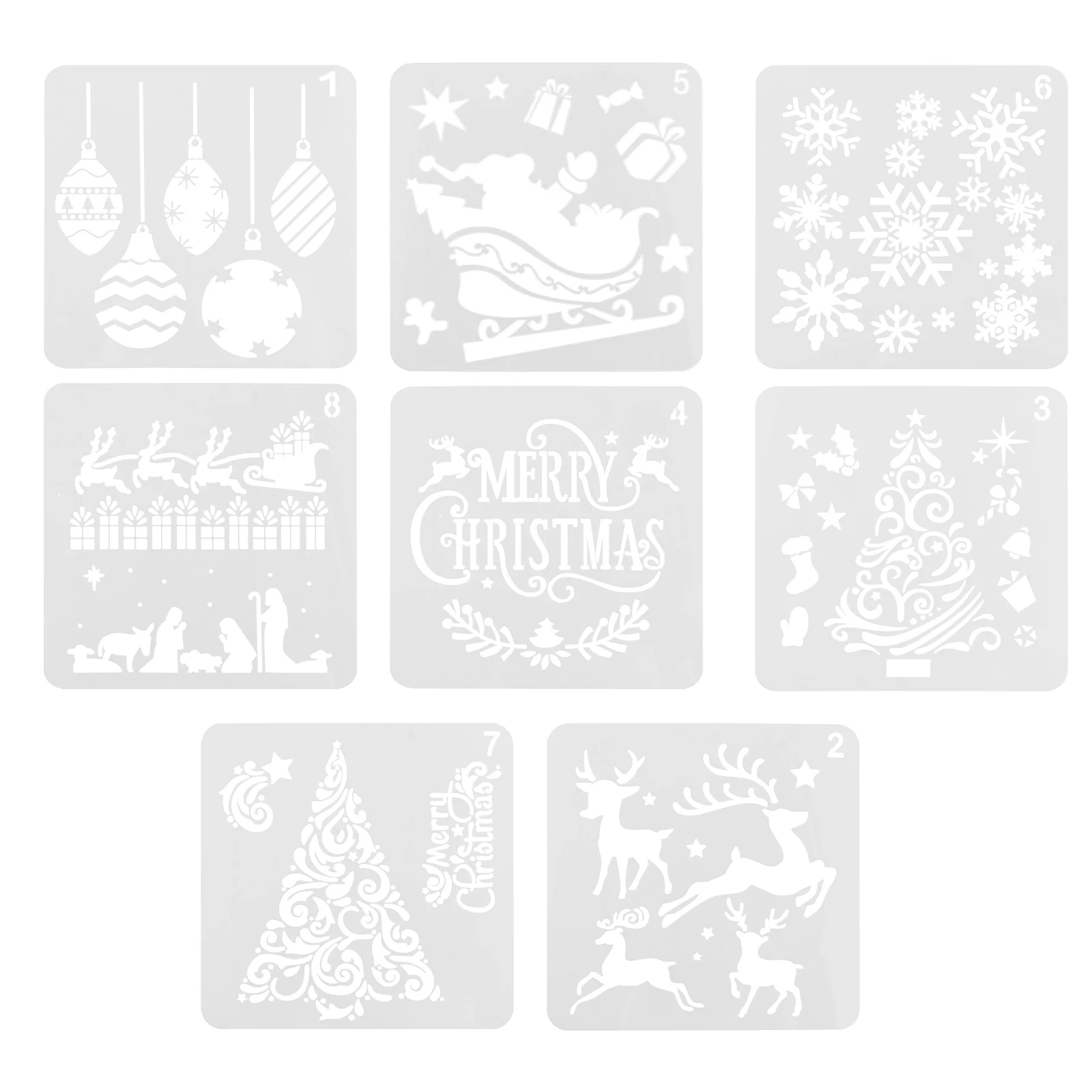 Christmas Painting Stencils Template Hollow Drawing Templates DIY Kids Xmas Animal
Christmas Painting Stencils Template Hollow Drawing Templates DIY Kids Xmas Animal