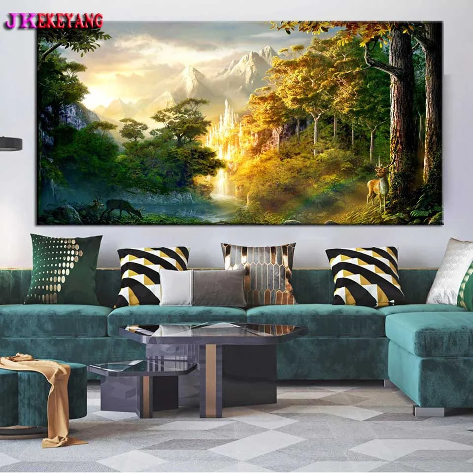 Алмазная живопись 5D DIY, эльф, замок, водопад, искусственная вышивка, мозаичная картина, большой размер j3249
Алмазная живопись 5D DIY, эльф, замок, водопад, искусственная вышивка, мозаичная картина, большой размер j3249