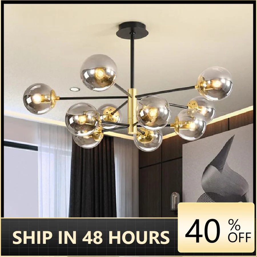Globe LED Chandeliers Modern Chandelier Lighting Nordic Hanging Lamp Glass Ball Lamp For Kitchen Living room Bedroom Dining room
Globe LED Chandeliers Modern Chandelier Lighting Nordic Hanging Lamp Glass Ball Lamp For Kitchen Living room Bedroom Dining room
