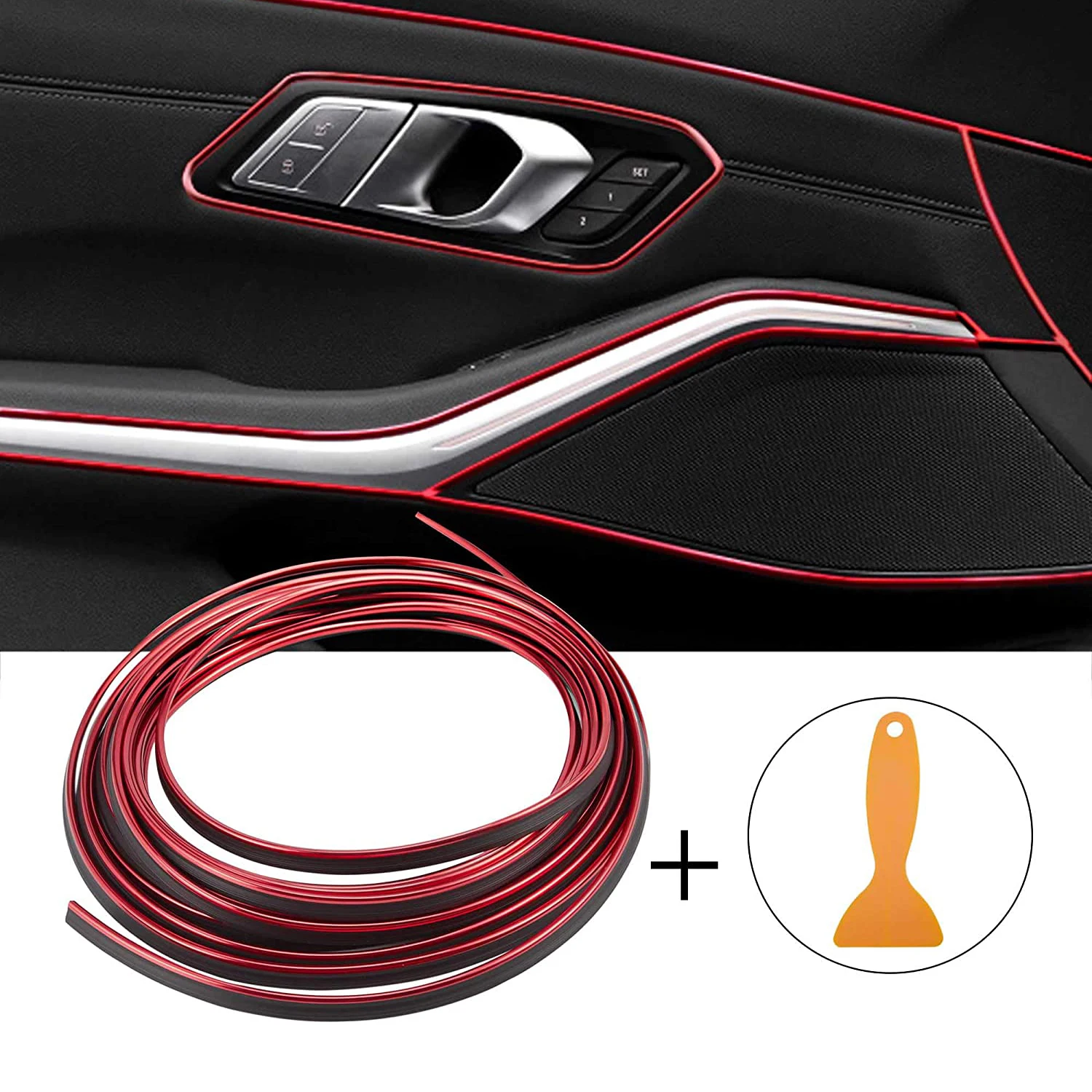 5M Car Interior Dashboard Decoration Insert Strip Moulding Door Gap Outlet Steering Seal Flexible Decorative Trim Accessories
5M Car Interior Dashboard Decoration Insert Strip Moulding Door Gap Outlet Steering Seal Flexible Decorative Trim Accessories
