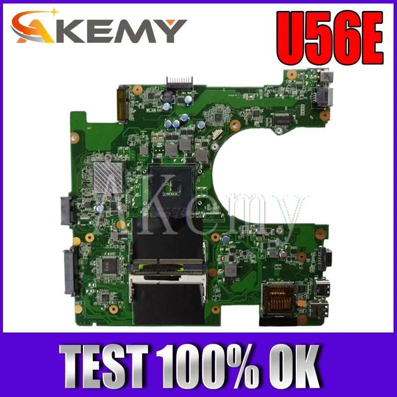 U56E mainboard For Asus U56E U56 DDR3 HM65 laptop motherboard Test work 100% original
U56E mainboard For Asus U56E U56 DDR3 HM65 laptop motherboard Test work 100% original