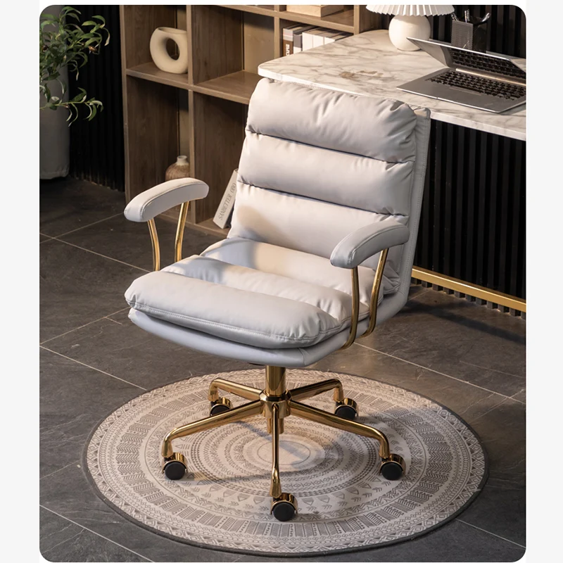 Computer chair light luxury home sedentary comfortable office seat lift swivel chair study study table and chair makeup chair
Computer chair light luxury home sedentary comfortable office seat lift swivel chair study study table and chair makeup chair