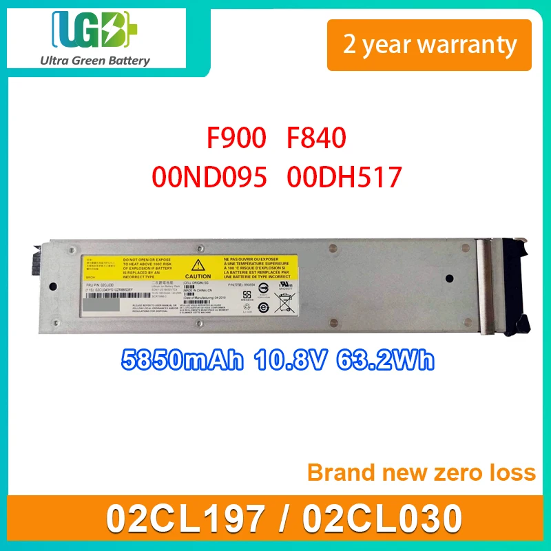 UGB Новый 02CL197 02CL03 0 Аккумулятор для IBM F900 F840 00ND095 00DH517 5850mAh 10 8 V 63.2Wh