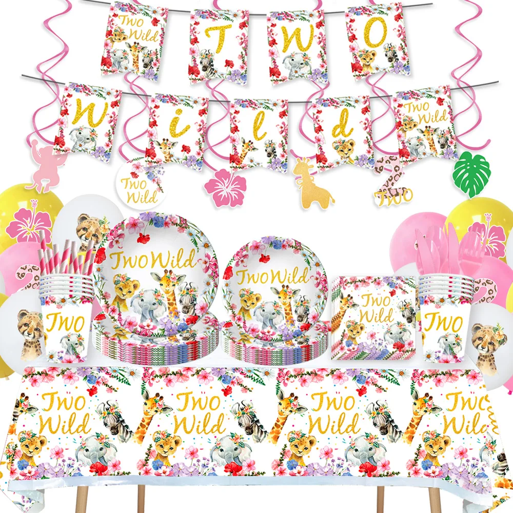 2 Year Old Girl And Kid Birthday Disposables Tableware Decor Jungle Safari Forest Paper Plate Wild two Birthday Party Supplies
2 Year Old Girl And Kid Birthday Disposables Tableware Decor Jungle Safari Forest Paper Plate Wild two Birthday Party Supplies