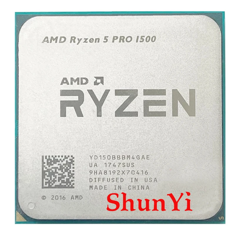 AMD Ryzen 5 PRO 1500 R5 1500 R5 PRO 1500 3.5 GHz Quad-Core CPU Processor YD150BBBM4GAE Socket AM4
AMD Ryzen 5 PRO 1500 R5 1500 R5 PRO 1500 3.5 GHz Quad-Core CPU Processor YD150BBBM4GAE Socket AM4