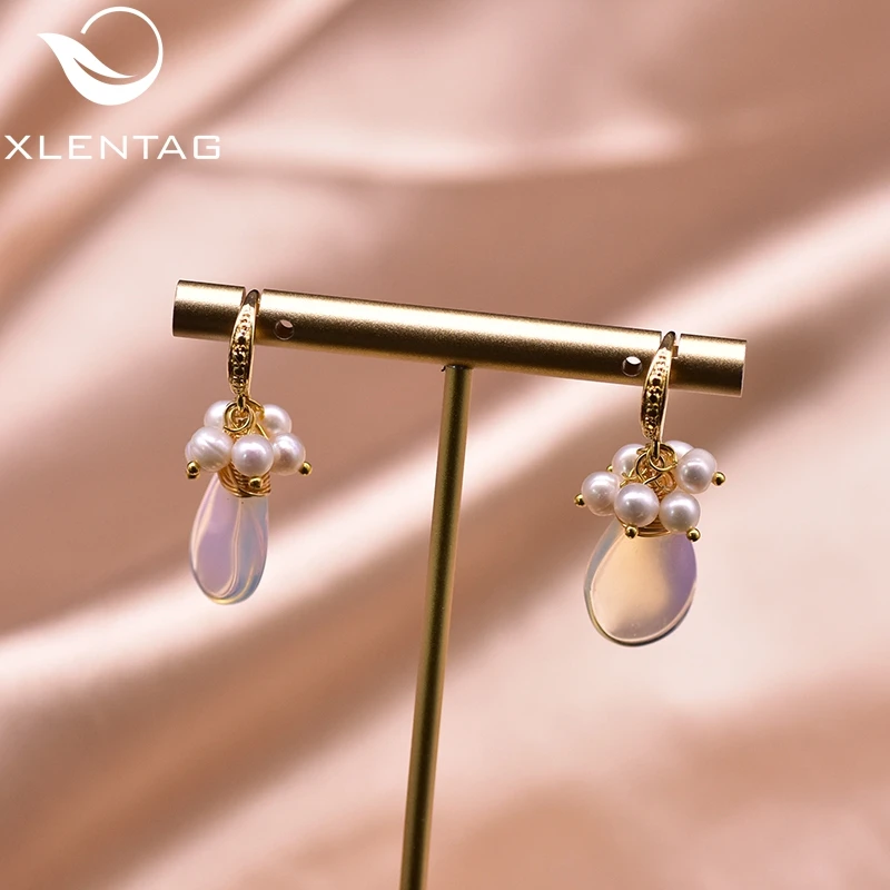 XlentAg Natural Semi-baroque Opal Crystal Pearls Drop Earrings Angle Hook Earings Women Party Wedding Gifts Boho Jewelry GE0929B
XlentAg Natural Semi-baroque Opal Crystal Pearls Drop Earrings Angle Hook Earings Women Party Wedding Gifts Boho Jewelry GE0929B
