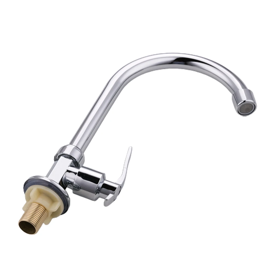 Kitchen Sink Cold Taps Swivel Spout Single Lever Tap Mono Modern Plating Faucet Bathroom Water Tap With Energy-saving Bubbler
Kitchen Sink Cold Taps Swivel Spout Single Lever Tap Mono Modern Plating Faucet Bathroom Water Tap With Energy-saving Bubbler