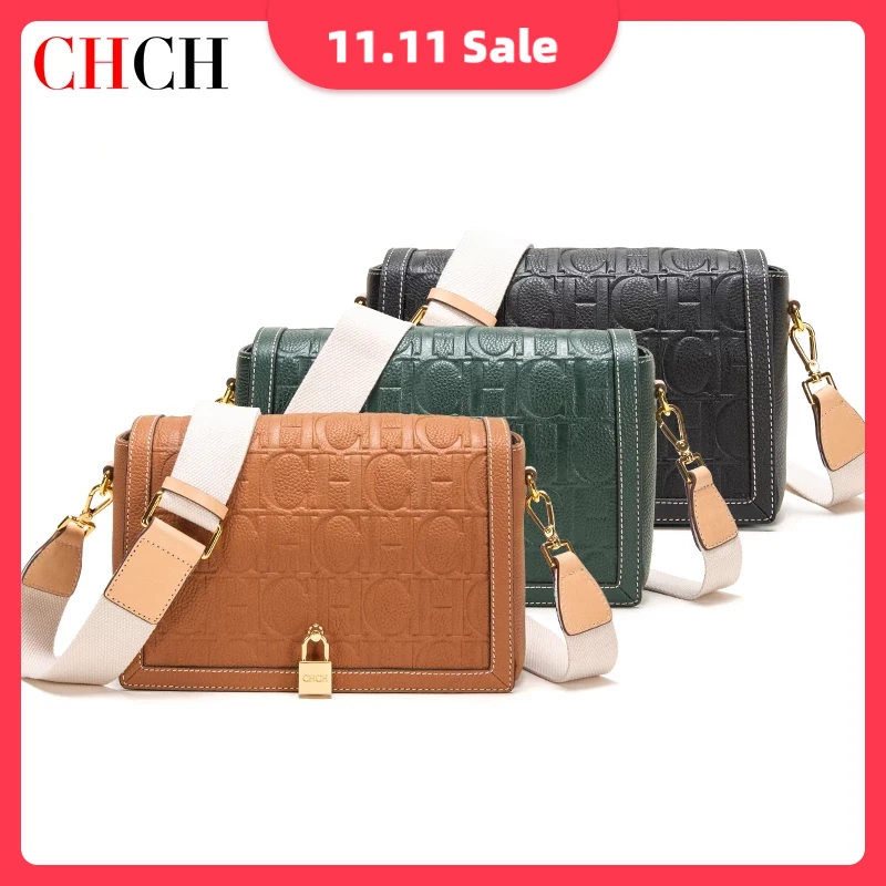CHCH Fashion Women's Shoulder Bag Buckle Type Open Canvas Long Shoulder Strap Adjustable Cowhide Women's Handbag Tote
CHCH Fashion Women's Shoulder Bag Buckle Type Open Canvas Long Shoulder Strap Adjustable Cowhide Women's Handbag Tote