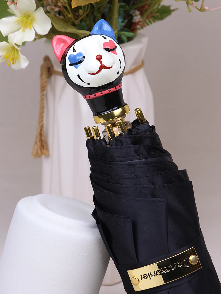 2022 NEW Hand Painted Clown Lady Umbrellas Small Portable Folding Umbrella Sunshade And Anti Ultraviolet Women's Umbrella
2022 NEW Hand Painted Clown Lady Umbrellas Small Portable Folding Umbrella Sunshade And Anti Ultraviolet Women's Umbrella