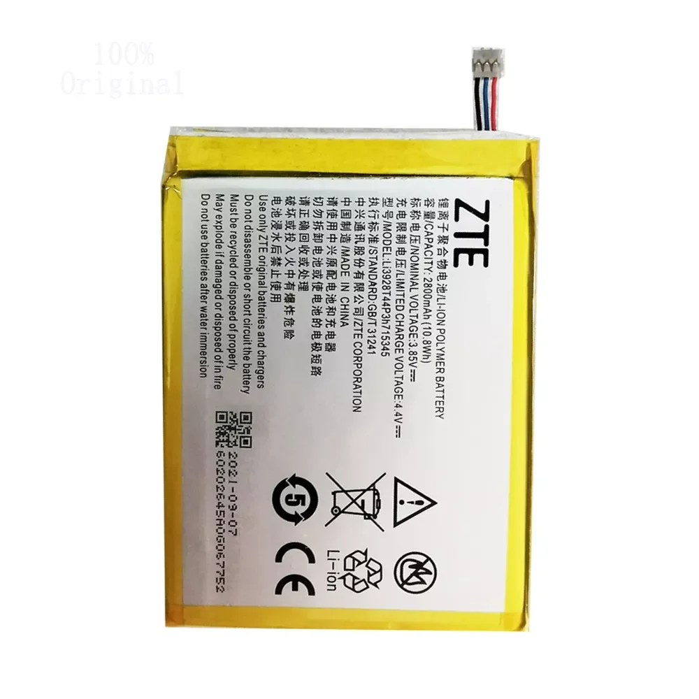 100% Original 2800mAh LI3820T43P3h715345 Battery For ZTE Grand S Flex / For ZTE MF910 MF910S MF910L MF920 MF920S MF920W+ Battery
100% Original 2800mAh LI3820T43P3h715345 Battery For ZTE Grand S Flex / For ZTE MF910 MF910S MF910L MF920 MF920S MF920W+ Battery