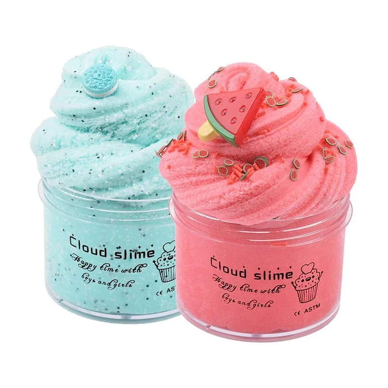 70-180ml Cloud Slime Kit Red Watermelon Charm Slime Foam Slices For Girl Boy Stretchy Slime Cotton Mud DIY Kids Toys Party Favor
70-180ml Cloud Slime Kit Red Watermelon Charm Slime Foam Slices For Girl Boy Stretchy Slime Cotton Mud DIY Kids Toys Party Favor