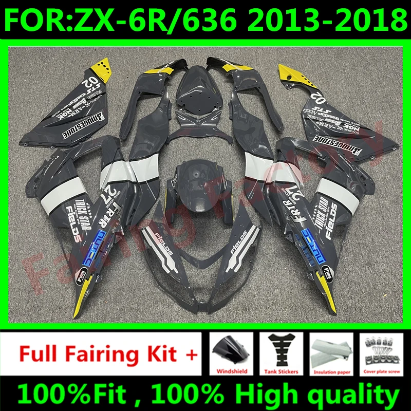Motorcycle Fairings Kit fit for Ninja ZX-6R 2013 2014 2015 2016 2017 2018 ZX6R zx 6r 636 fairing tank cover kit set white black
Motorcycle Fairings Kit fit for Ninja ZX-6R 2013 2014 2015 2016 2017 2018 ZX6R zx 6r 636 fairing tank cover kit set white black