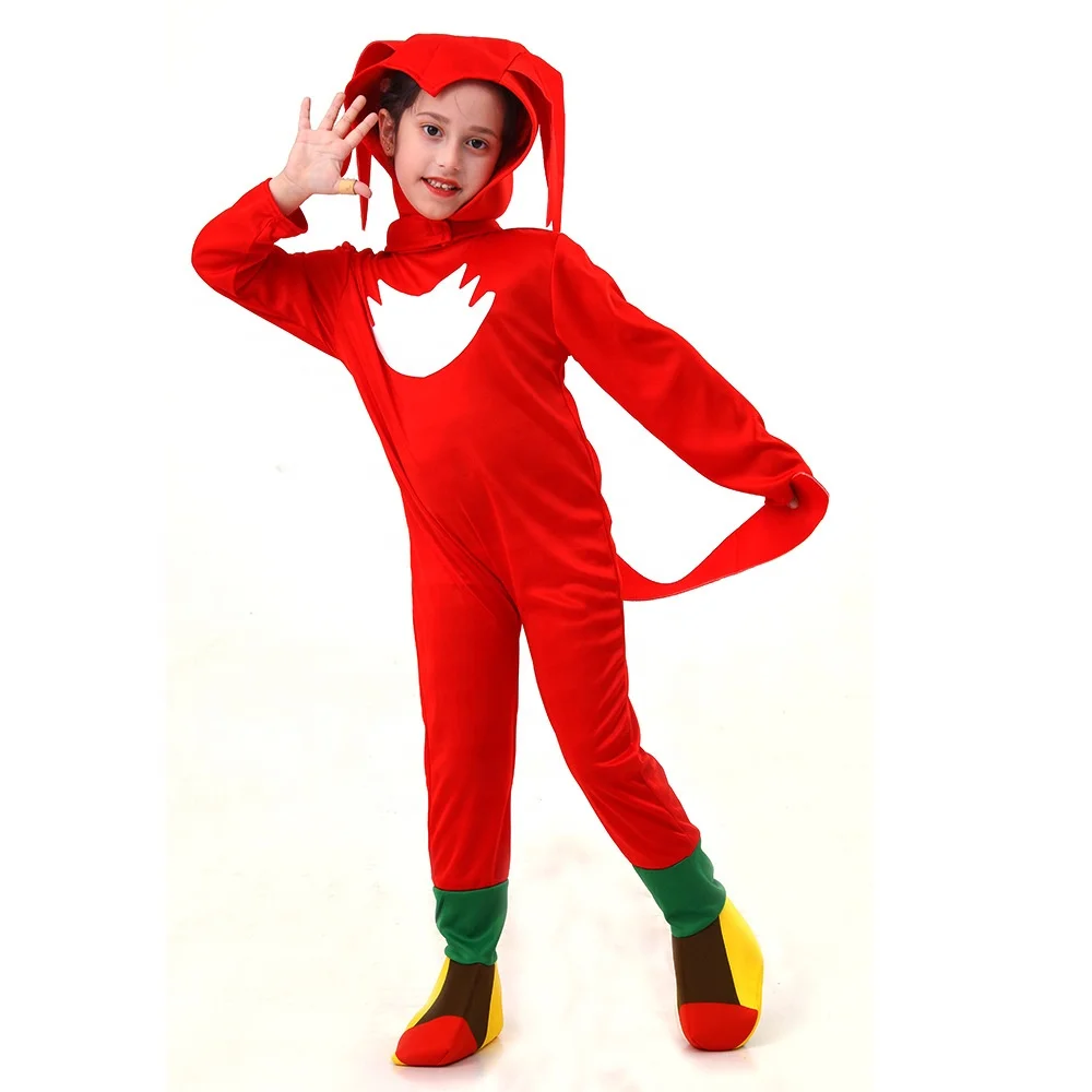 New Red Black Blue Kids Anime Cosplay Costume Super Sonic Movie Costume Performance Sonic Costume with Hat and Hand Wear
New Red Black Blue Kids Anime Cosplay Costume Super Sonic Movie Costume Performance Sonic Costume with Hat and Hand Wear