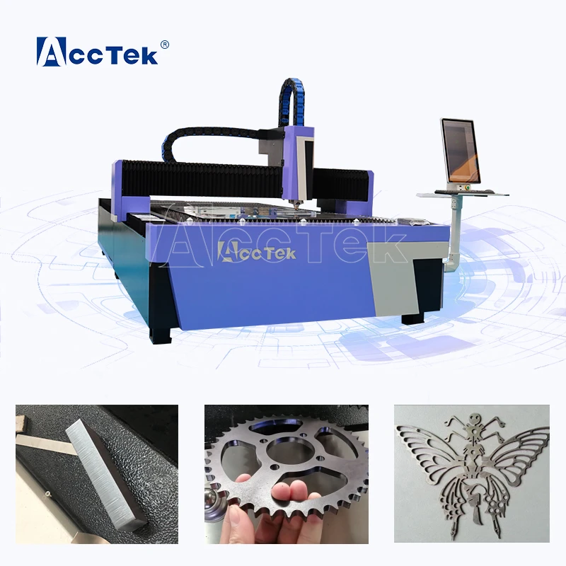 AccTek CNC Metal Sheet Cutting 5x10ft Fiber Laser Cutting Machine for Stainless Steel Carbon Steel and Iron Aluminum Sheet
AccTek CNC Metal Sheet Cutting 5x10ft Fiber Laser Cutting Machine for Stainless Steel Carbon Steel and Iron Aluminum Sheet