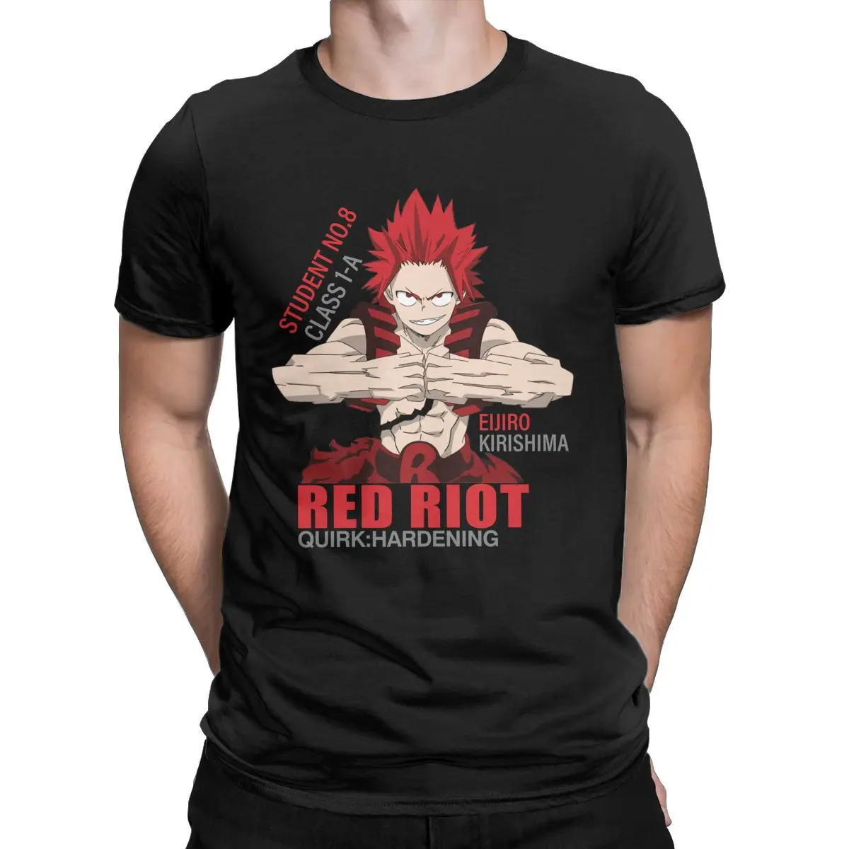 Eijiro Kirishima Boku No Hero Academia My hero academia Anime t shirt for men Cotton Tee Short Sleeve T Shirts Printed Tops
Eijiro Kirishima Boku No Hero Academia My hero academia Anime t shirt for men Cotton Tee Short Sleeve T Shirts Printed Tops
