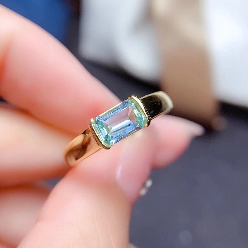 MeiBaPJ Natural Sky Blue Multi Section Topaz Fashion Simple Ring for Women Real 925 Sterling Silver Fine Wedding Jewelry
MeiBaPJ Natural Sky Blue Multi Section Topaz Fashion Simple Ring for Women Real 925 Sterling Silver Fine Wedding Jewelry