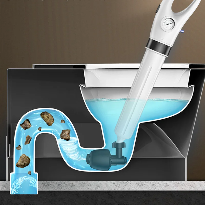 Toilet Dredge Sewer Household Artifact WC Pipeline Blockage Tool Suction High Pressure Pneumatic Pipe Dredger Sewer Unblocker
Toilet Dredge Sewer Household Artifact WC Pipeline Blockage Tool Suction High Pressure Pneumatic Pipe Dredger Sewer Unblocker