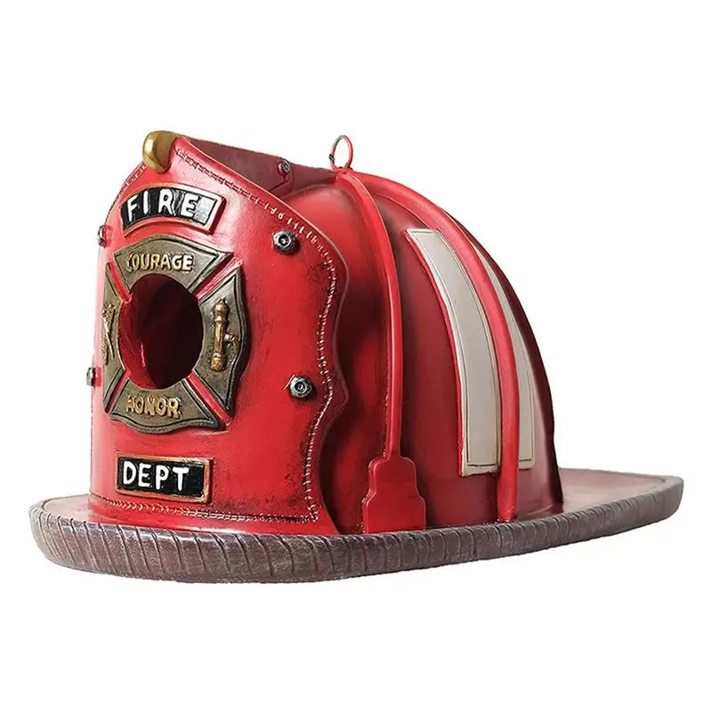 Firefighter Bird House Outdoor Hangable Birdhouse Red Fireman HelmetsFire Hat Birdhouse Handmade Natural Bird Nest For
Firefighter Bird House Outdoor Hangable Birdhouse Red Fireman HelmetsFire Hat Birdhouse Handmade Natural Bird Nest For