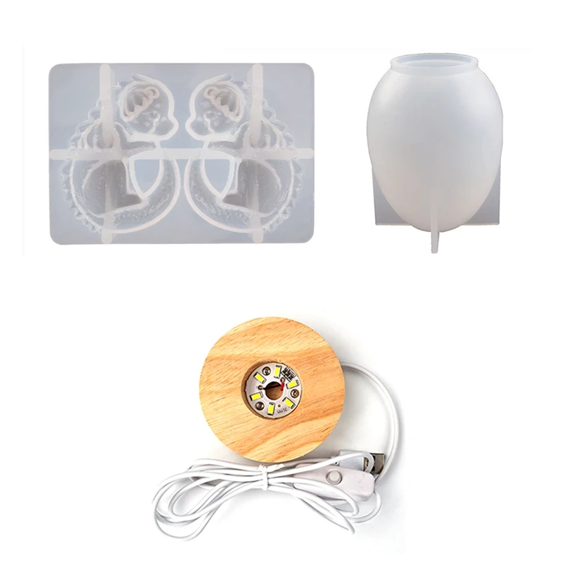 1Set DIY Crystal Epoxy Resin Mold Egg-Shaped Dragon-Egg Starry Sky Ball Night Light Mirror Silicone Mold
1Set DIY Crystal Epoxy Resin Mold Egg-Shaped Dragon-Egg Starry Sky Ball Night Light Mirror Silicone Mold