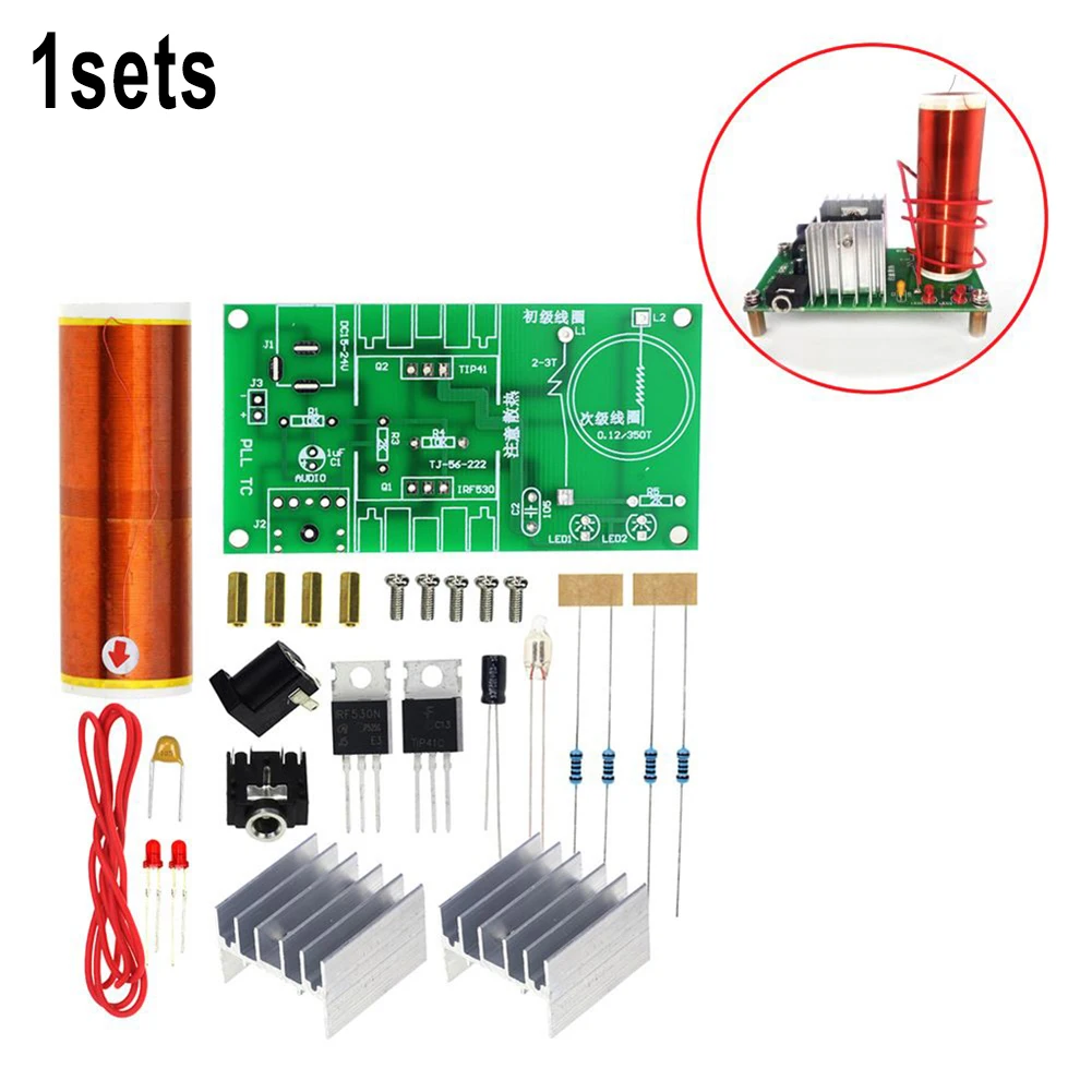 Coil Coil Kit 1 Set 15W DIY 4.0*8.0mm DC 15-24V Electric Electronic Kit Tool Plasma Speaker Electrical Equipment
Coil Coil Kit 1 Set 15W DIY 4.0*8.0mm DC 15-24V Electric Electronic Kit Tool Plasma Speaker Electrical Equipment