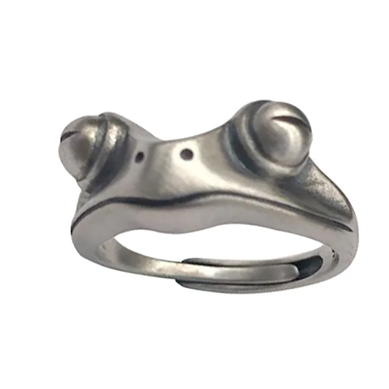 Fashion Simple Ancient Silver Frog Ring Men And Women Holiday Gift Retro Animal Opening Adjustable Couple Ring Boho Jewelry
Fashion Simple Ancient Silver Frog Ring Men And Women Holiday Gift Retro Animal Opening Adjustable Couple Ring Boho Jewelry