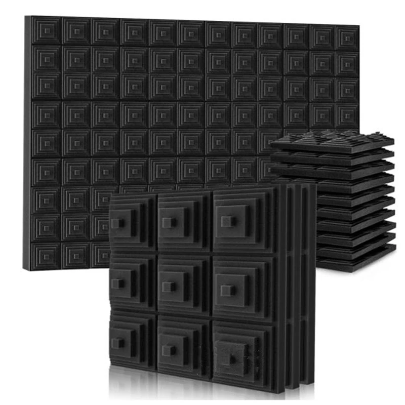 12 Pcs Acoustic Foam Panel,Sound Insulation Foam Panel,Noise Reduction Mat,For Music Studio Bedroom Home,Etc,5X30x30cm
12 Pcs Acoustic Foam Panel,Sound Insulation Foam Panel,Noise Reduction Mat,For Music Studio Bedroom Home,Etc,5X30x30cm