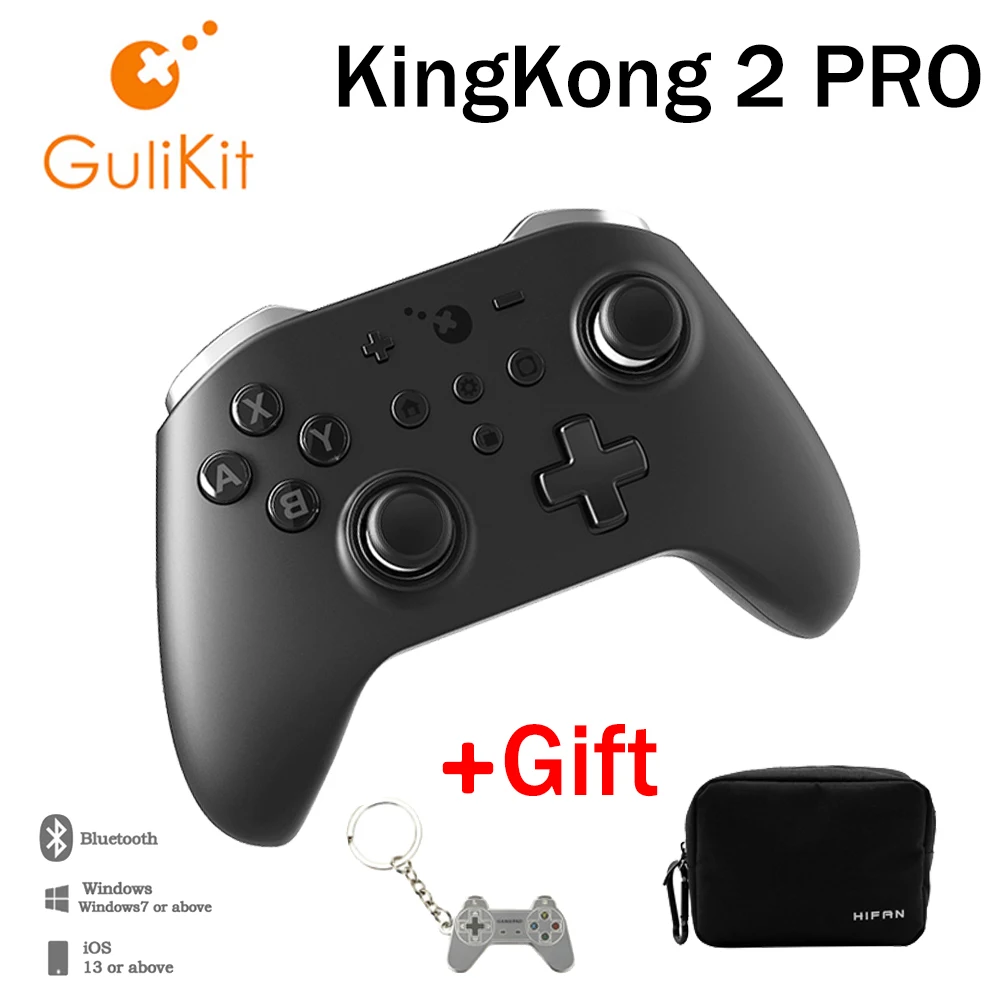 Геймпад GuliKit KingKong 2 Pro, сменный джойстик с Bluetooth для Nintendo Switch, Windows, Android, macOS, iOS
Геймпад GuliKit KingKong 2 Pro, сменный джойстик с Bluetooth для Nintendo Switch, Windows, Android, macOS, iOS