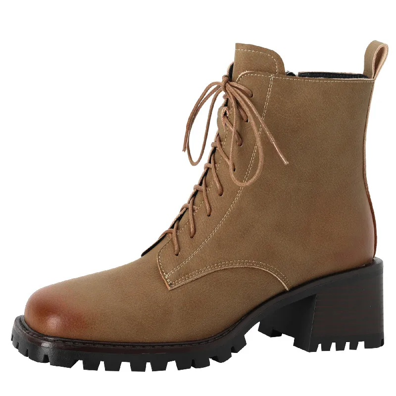 Dilalula Square Toe Thick Heels Women Ankle Boots Office Ladies Autumn Winter Genuine Leather Shoes Woman Fashion New Arrival
Dilalula Square Toe Thick Heels Women Ankle Boots Office Ladies Autumn Winter Genuine Leather Shoes Woman Fashion New Arrival