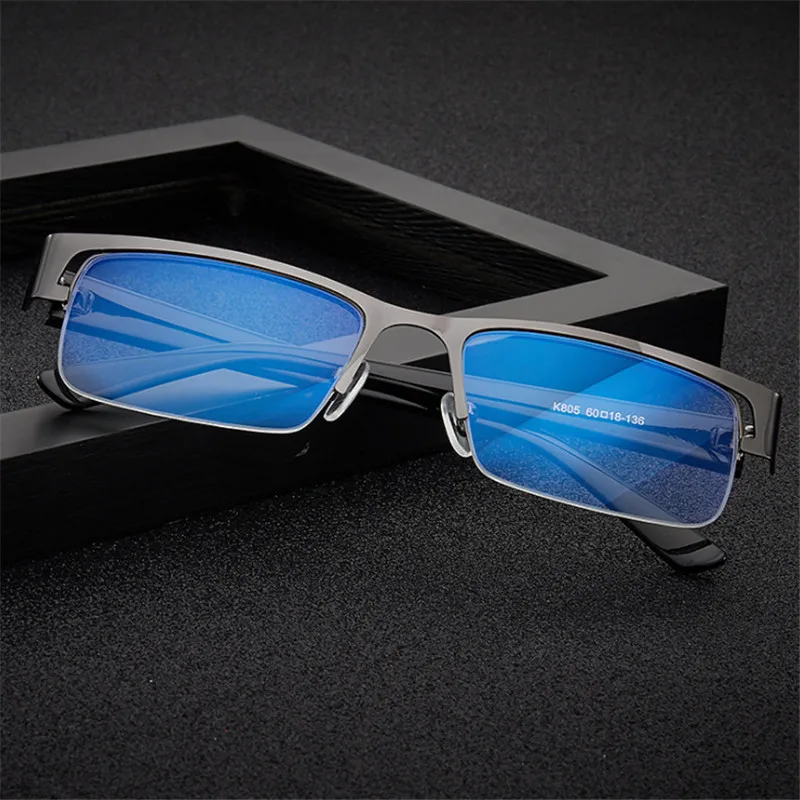 Ultra-Light 0 To -6.0 Finished Myopia Glasses Women Men Business Metal Half Frame Students Anti-blue light Myopia Glasses Y125
Ultra-Light 0 To -6.0 Finished Myopia Glasses Women Men Business Metal Half Frame Students Anti-blue light Myopia Glasses Y125