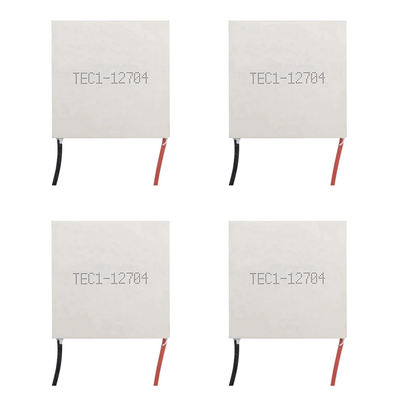 4X TEC1-12704 Thermoelectric Cooler Peltier 30Mmx30mm TEC1 12704 Elements Module 12V4A Cooling Peltier
4X TEC1-12704 Thermoelectric Cooler Peltier 30Mmx30mm TEC1 12704 Elements Module 12V4A Cooling Peltier