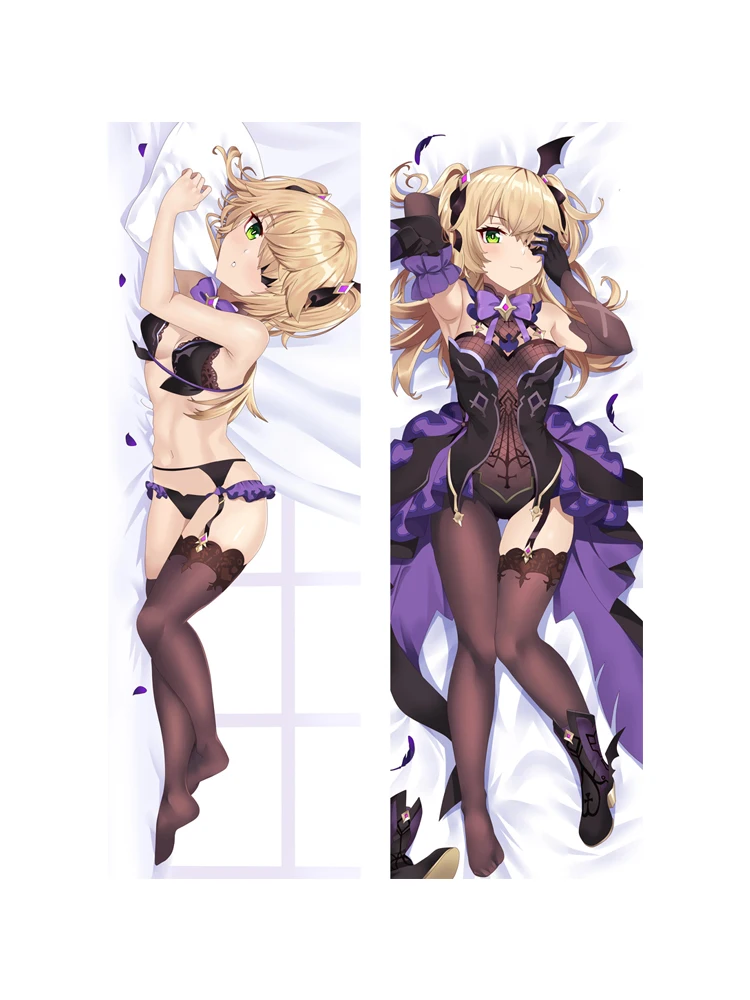 

Game Genshin Impact Fischl - Anime Hugging Body Throw Pillow Covers Handmade Comfortable Pillowcases Soft Cushion for Home Sofa