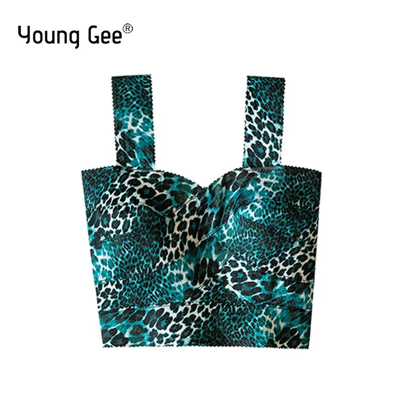 Женский бюстье с леопардовым принтом Young Gee, летний бюстгальтер-Бралетт с эффектом пуш-ап для ночного клуба, укороченный топ y2k, эластичный ко...
Женский бюстье с леопардовым принтом Young Gee, летний бюстгальтер-Бралетт с эффектом пуш-ап для ночного клуба, укороченный топ y2k, эластичный ко...