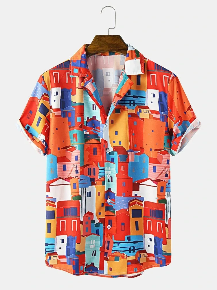 Hawaiian Colorful Men‘s Shirt Short Sleeve Button Up Summer Holiday Tee Beach Casual Tops Men‘s Tee argentina camisa masculina
Hawaiian Colorful Men‘s Shirt Short Sleeve Button Up Summer Holiday Tee Beach Casual Tops Men‘s Tee argentina camisa masculina