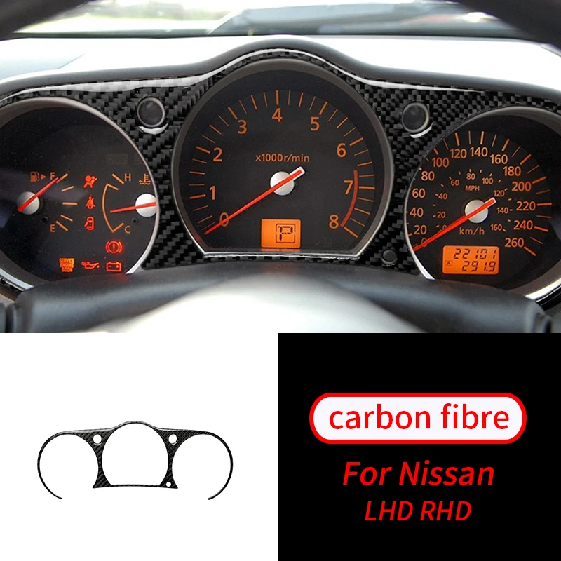 For Nissan 350Z 2006-2009 1Pcs Real Carbon Fiber Speedometer Dashboard Bezel trim Car Interior Accessories
For Nissan 350Z 2006-2009 1Pcs Real Carbon Fiber Speedometer Dashboard Bezel trim Car Interior Accessories