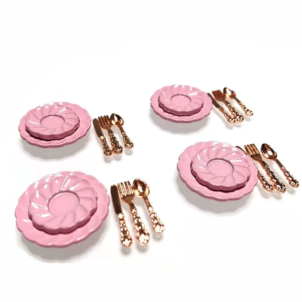 Scene Model Kitchen Furniture Playing House Fork Knife Spoon Miniature Plate Bowl Dollhouse Tableware Doll Accessories
Scene Model Kitchen Furniture Playing House Fork Knife Spoon Miniature Plate Bowl Dollhouse Tableware Doll Accessories