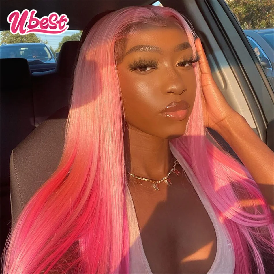 613 Orange Pink Colored 13x4 Bone Straight Lace Frontal Wig Human Hair 180% Remy Transparent Human Hair Wig For Woman Preplucked
613 Orange Pink Colored 13x4 Bone Straight Lace Frontal Wig Human Hair 180% Remy Transparent Human Hair Wig For Woman Preplucked