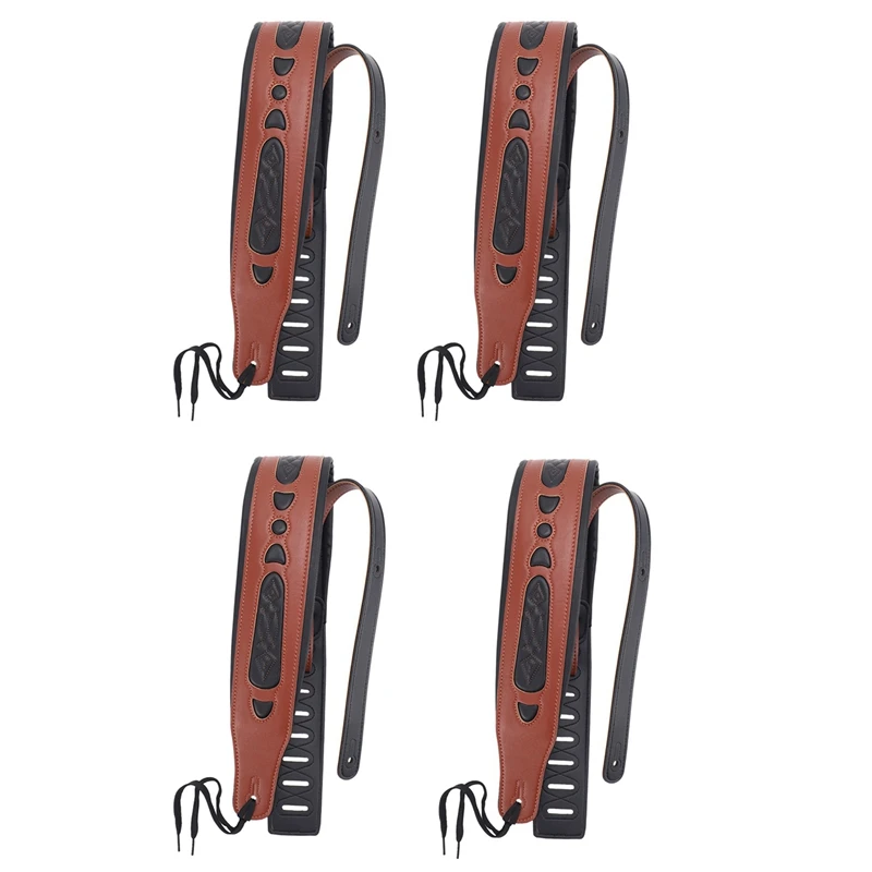 4X Leather Real Cowhide Guitar Strap For Electric Bass Guitar Adjustable Padded Browm Color
4X Leather Real Cowhide Guitar Strap For Electric Bass Guitar Adjustable Padded Browm Color