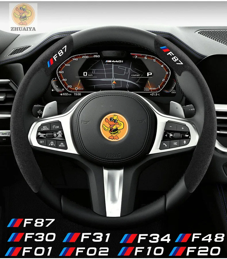 2ps Suede Universal Steering Wheel Cover FOR BMW F01 F02 F10 F20 F30 F31 F48 F34 F87 Interior Accessories
2ps Suede Universal Steering Wheel Cover FOR BMW F01 F02 F10 F20 F30 F31 F48 F34 F87 Interior Accessories
