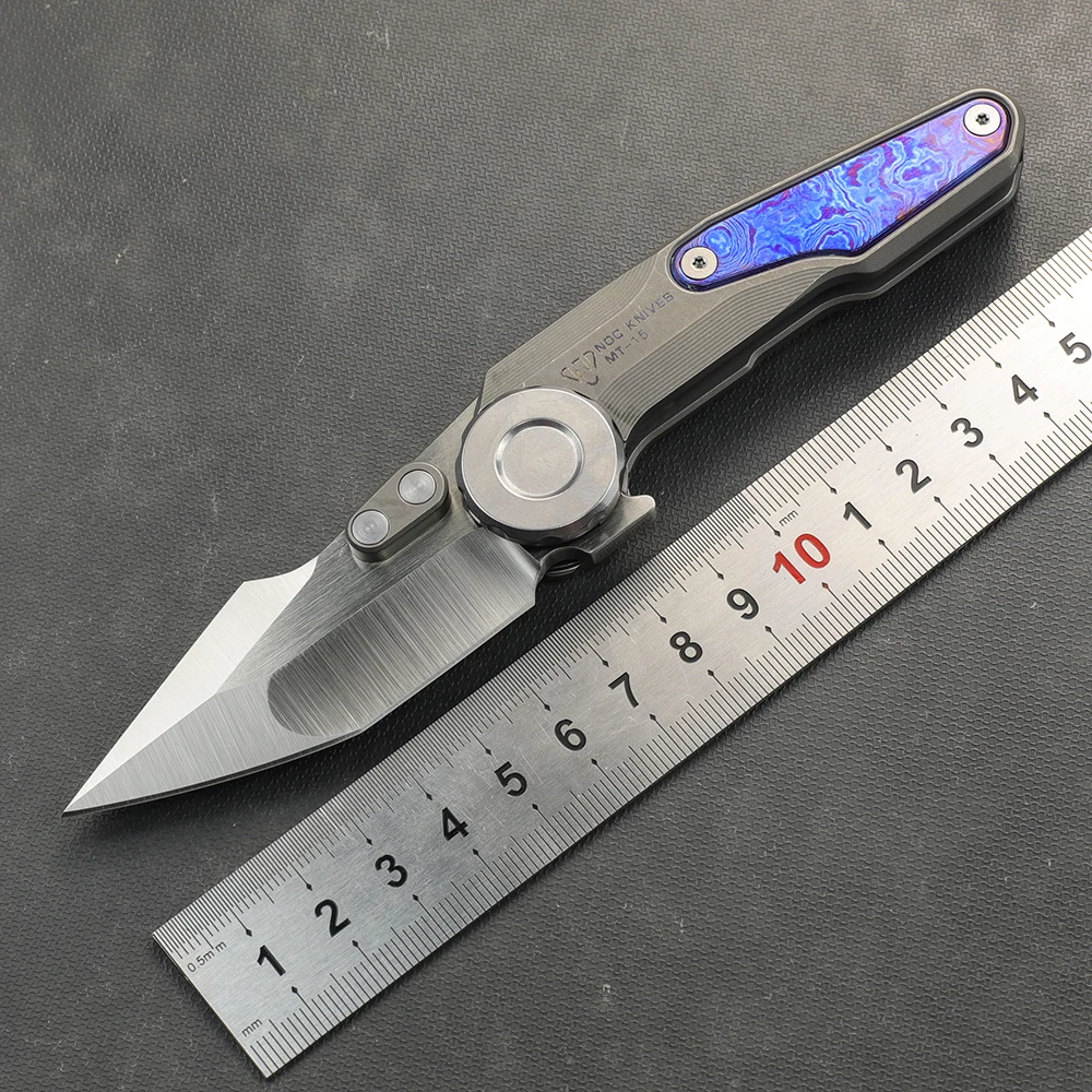 NOC MT-15 New Knife CPM-S125V Self Defense Folding Knife Pocket Knife Survival Tactical Titanium mascus Handle
NOC MT-15 New Knife CPM-S125V Self Defense Folding Knife Pocket Knife Survival Tactical Titanium mascus Handle