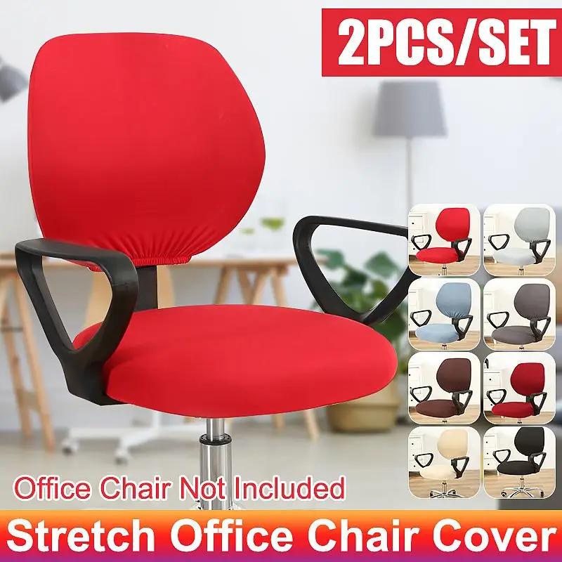 Chair Covers Rotating Swivel Computer Chairs Home Office Chair Protector Removeable Seat Back Cushion Cover Decor Arm-chair
Chair Covers Rotating Swivel Computer Chairs Home Office Chair Protector Removeable Seat Back Cushion Cover Decor Arm-chair