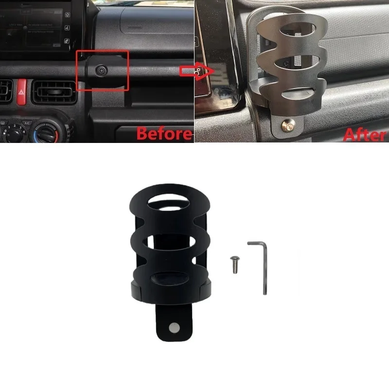 Car Co-pilot Drink Cup Holder Stand Organizer Bracket For Suzuki Jimny JB64 JB74 2018-2021 Interior Accessories
Car Co-pilot Drink Cup Holder Stand Organizer Bracket For Suzuki Jimny JB64 JB74 2018-2021 Interior Accessories