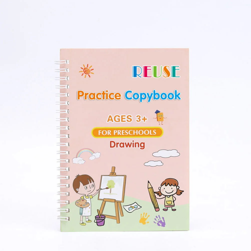 1 Set Reusable Copybook for Kid Grooved Writing Book with Auto Disappear Ink Pen Kids Write Book
1 Set Reusable Copybook for Kid Grooved Writing Book with Auto Disappear Ink Pen Kids Write Book