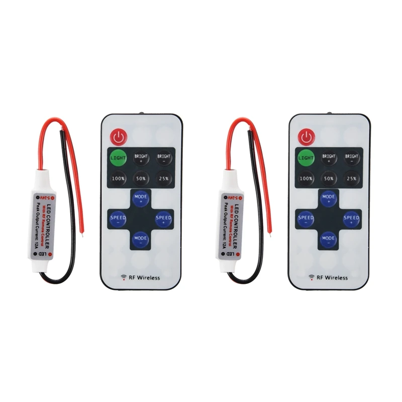 2X Command Strip Remote Control LED Color Single 5V-24V 12A
2X Command Strip Remote Control LED Color Single 5V-24V 12A