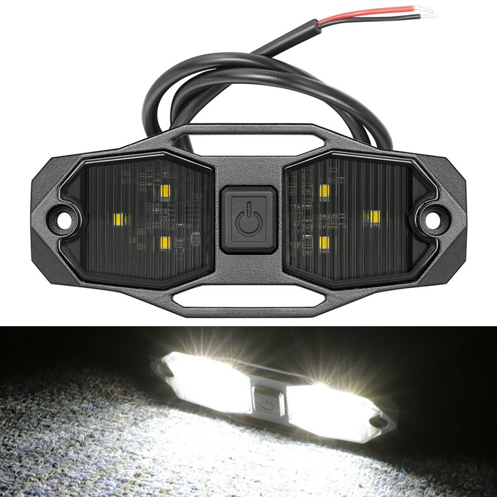 White Roll Bar Mount LED Dome Light 6000K White Rock Light W/Switch For Polaris RZR UTV 4WD Van Camper Universal Led Light Kit
White Roll Bar Mount LED Dome Light 6000K White Rock Light W/Switch For Polaris RZR UTV 4WD Van Camper Universal Led Light Kit