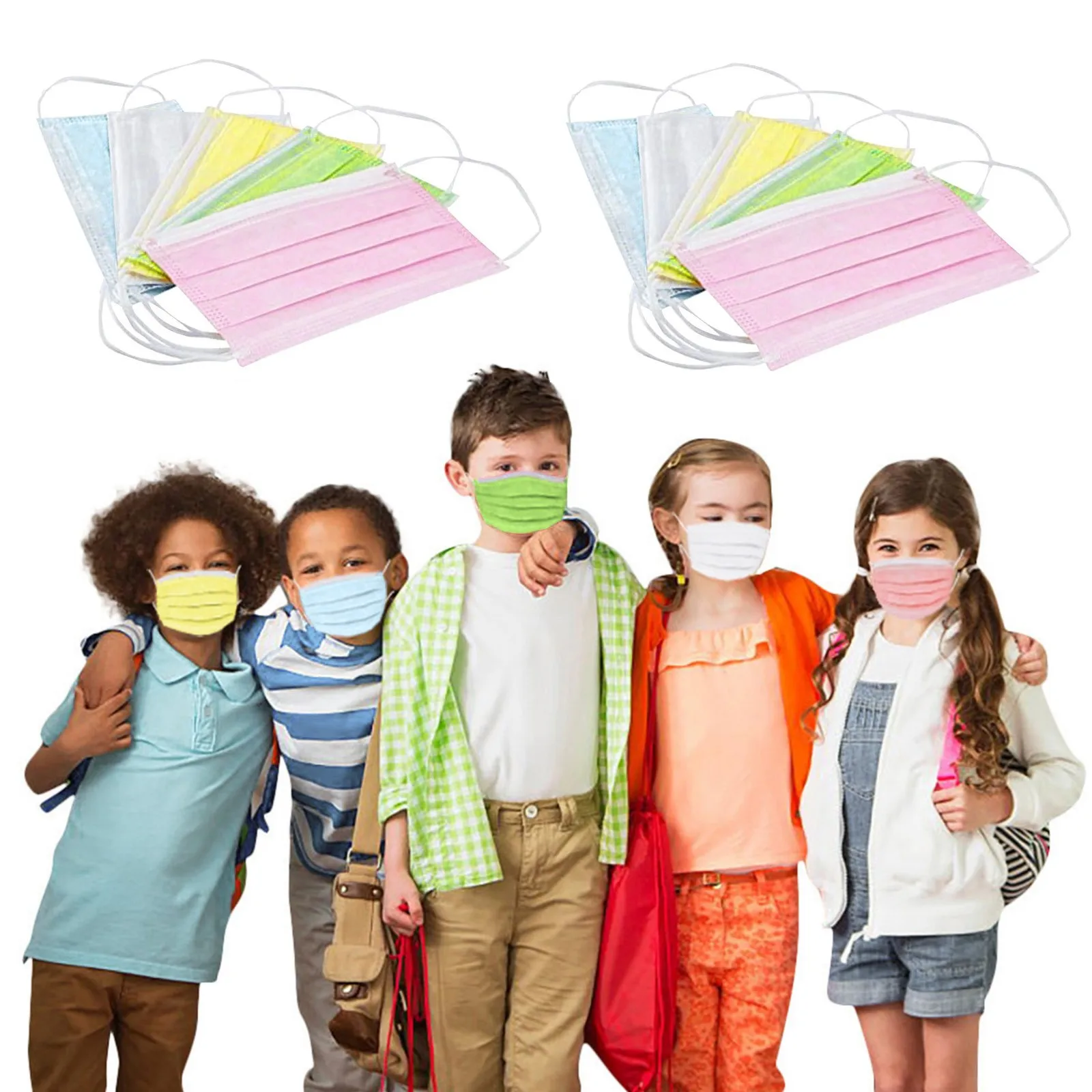 10PCS Disposable Facemask Boy And Girl Colorful Masks For Children 3-Layer Mask Mouth Cover mascarillas Masques маска
10PCS Disposable Facemask Boy And Girl Colorful Masks For Children 3-Layer Mask Mouth Cover mascarillas Masques маска