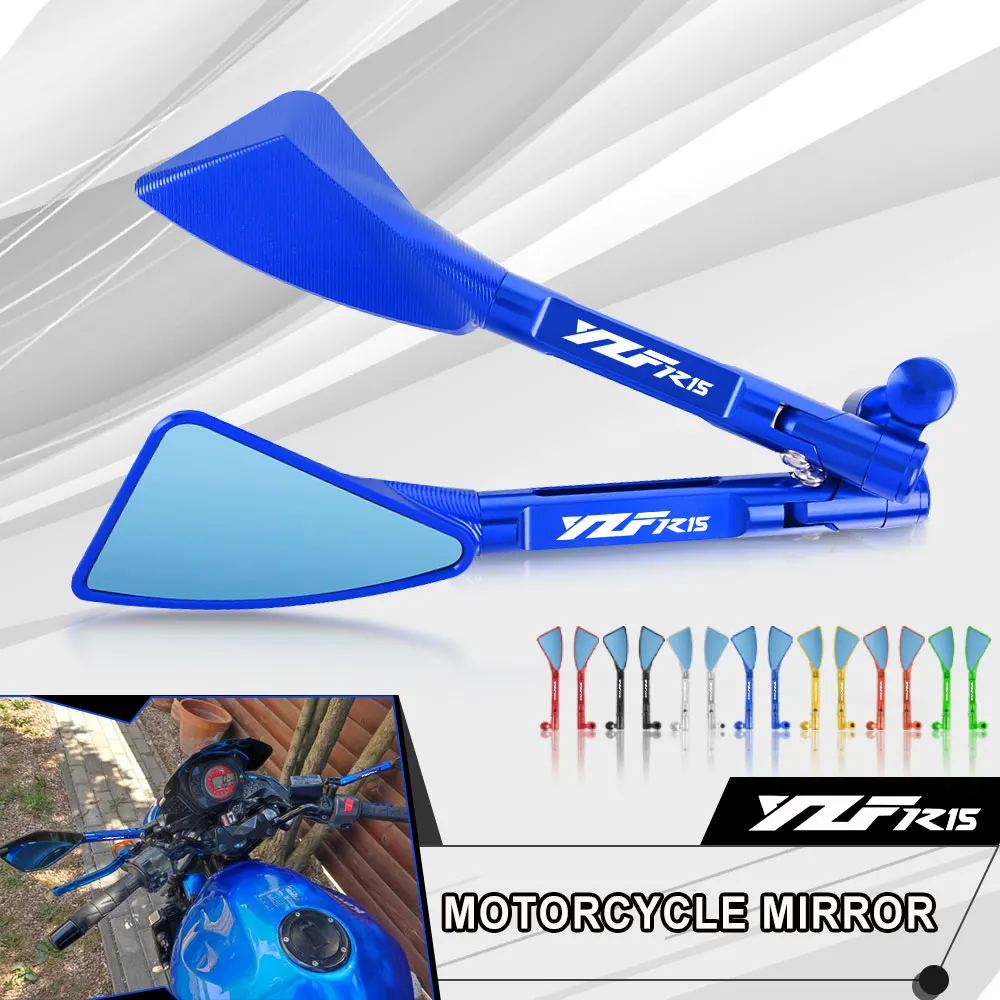Универсальное мотоциклетное зеркало YZF R15 с ЧПУ, боковое синее антибликовое зеркало заднего вида для YAMAHA YZFR15 R1 R3 R6 R15 R25 YZFR125 YZF600R
Универсальное мотоциклетное зеркало YZF R15 с ЧПУ, боковое синее антибликовое зеркало заднего вида для YAMAHA YZFR15 R1 R3 R6 R15 R25 YZFR125 YZF600R