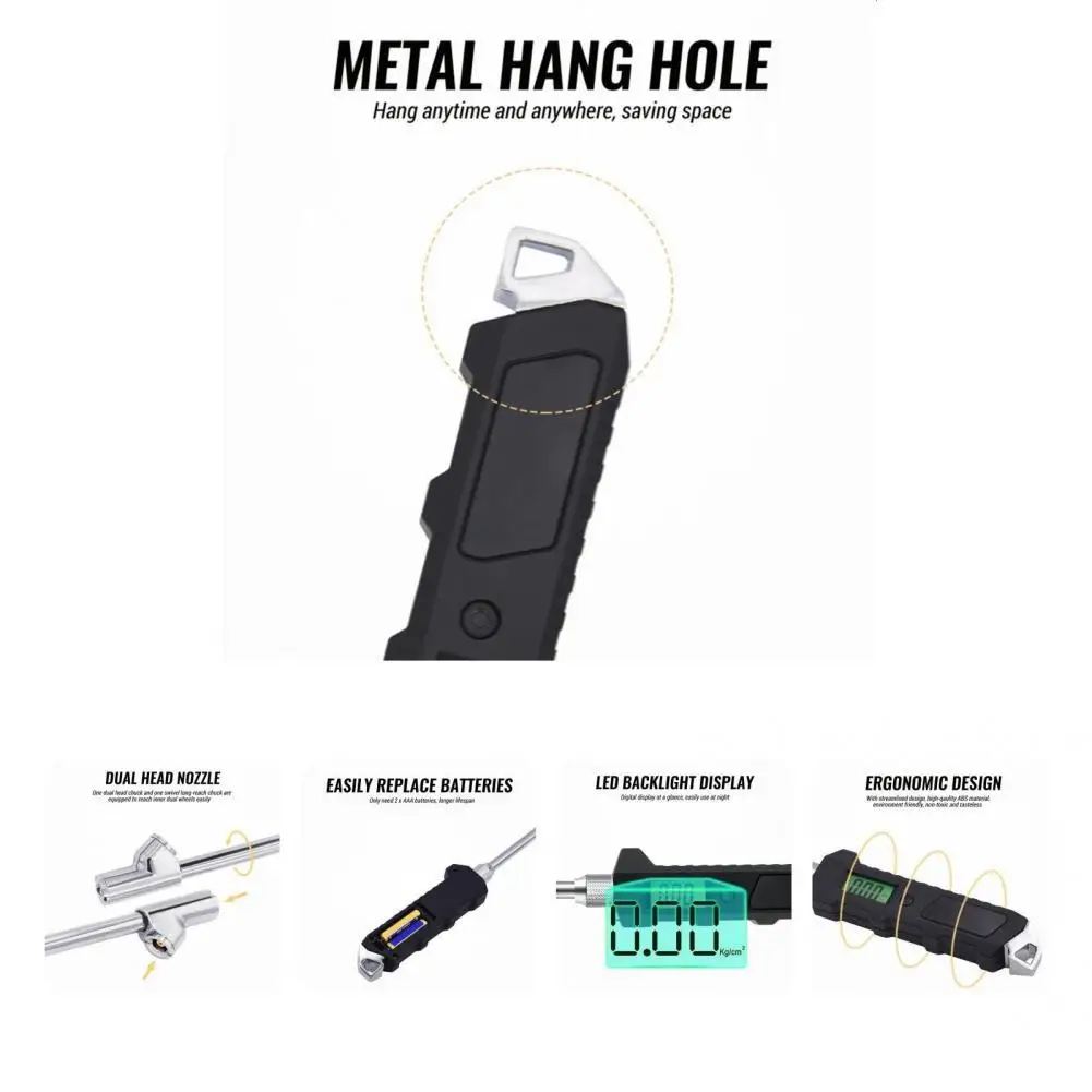 Высококачественный сверхмощный Автомобильный цифровой манометр из АБС-пластика измеритель давления в шинах светильник кой для внедорожни...
Высококачественный сверхмощный Автомобильный цифровой манометр из АБС-пластика измеритель давления в шинах светильник кой для внедорожни...