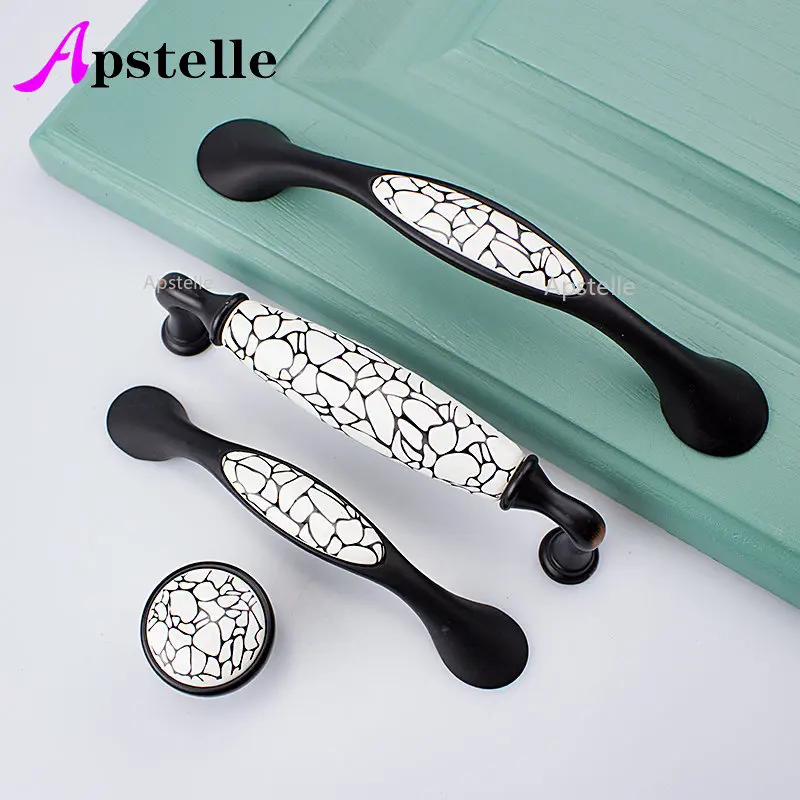 European Retro black Crack pattern ceramic handle,Noble atmosphere,for drawer cupboard,furniture hardware
European Retro black Crack pattern ceramic handle,Noble atmosphere,for drawer cupboard,furniture hardware